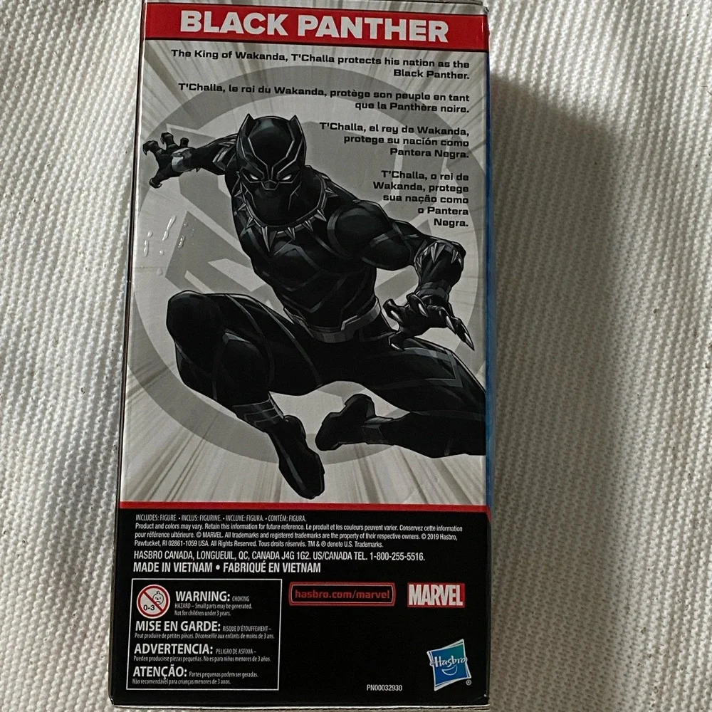 Hasbro Marvel black panther figure